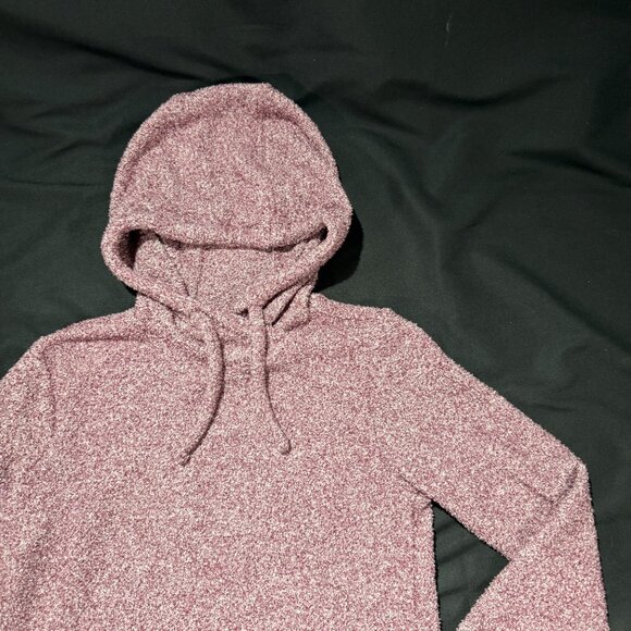 DULUTH TRADING Women's Fleece Hoodie/Sweatpants Set XS Red Warm and Soft - Picture 5 of 13